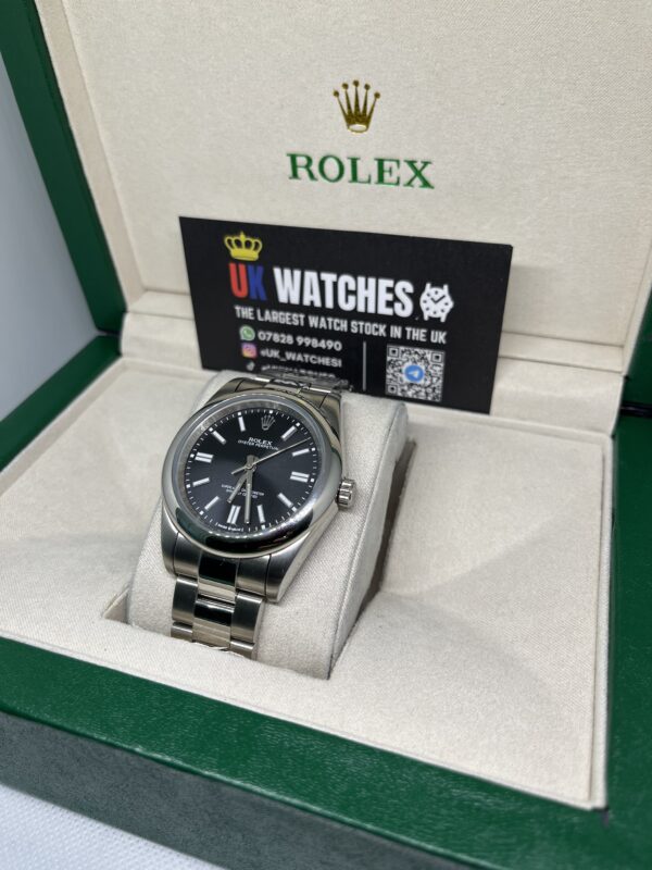Rolex Oyster Perpetual Black Dial Stainless Steel 41mm (2)