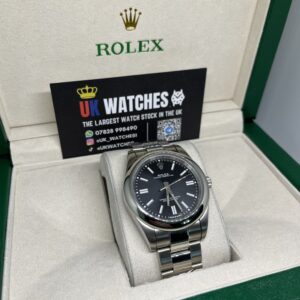Rolex Oyster Perpetual Black Dial Stainless Steel 41mm (3)