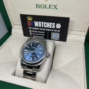 Rolex Oyster Perpetual Blue Dial Stainless Steel 41mm (2)