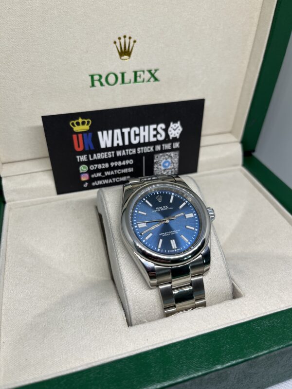 Rolex Oyster Perpetual Blue Dial Stainless Steel 41mm (3)