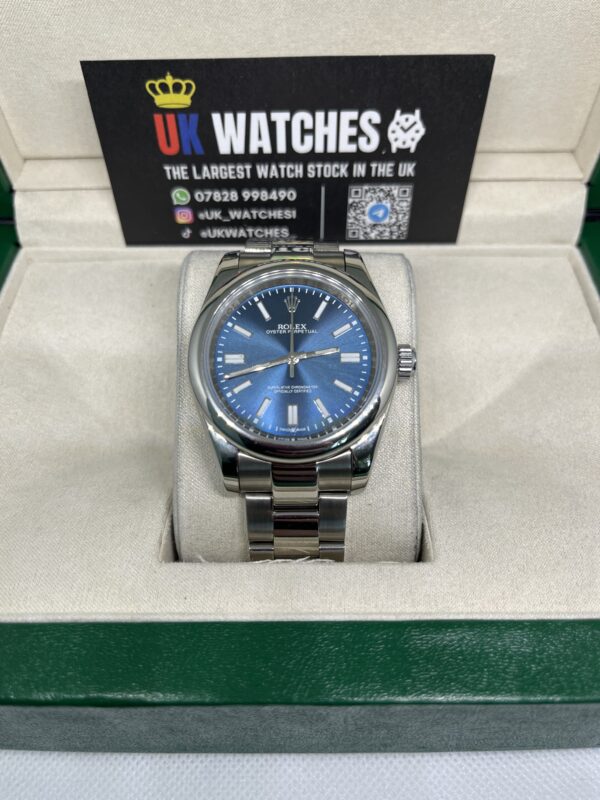 Rolex Oyster Perpetual Blue Dial Stainless Steel 41mm (4)