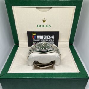 Rolex Oyster Perpetual Green Dial Stainless Steel 41mm (5)