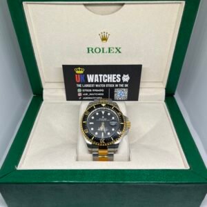 Rolex Sea Dweller Black Yellow Gold Bi-Metal 43mm (1)