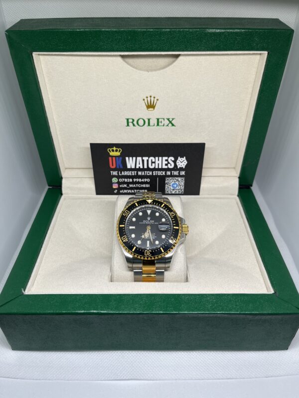 Rolex Sea Dweller Black Yellow Gold Bi-Metal 43mm (1)