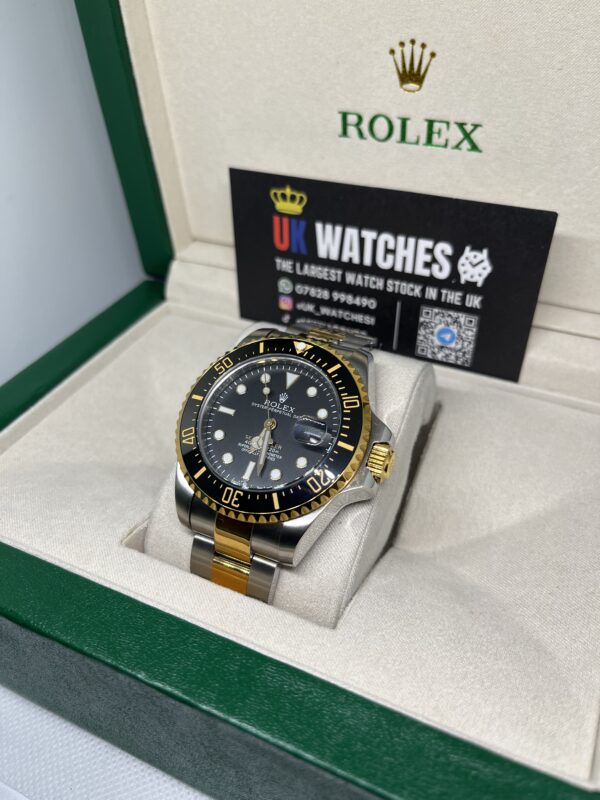 Rolex Sea Dweller Black Yellow Gold Bi-Metal 43mm (2)