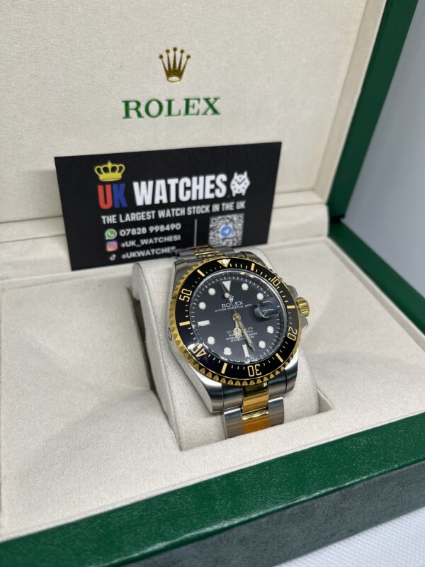 Rolex Sea Dweller Black Yellow Gold Bi-Metal 43mm (3)