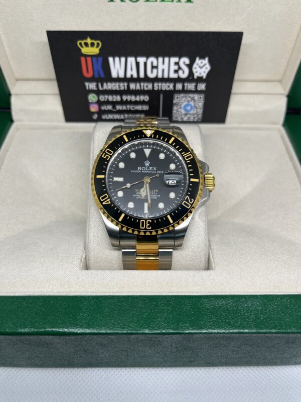 Rolex Sea Dweller Black Yellow Gold Bi-Metal 43mm (4)