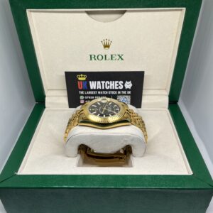 Rolex Sky-Dweller Black Dial Full Yellow Gold 42mm (5)
