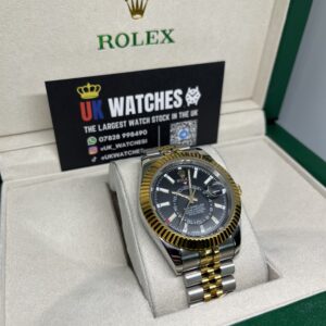 Rolex Sky-Dweller Black Dial Yellow Gold Bi-Metal 42mm (3)