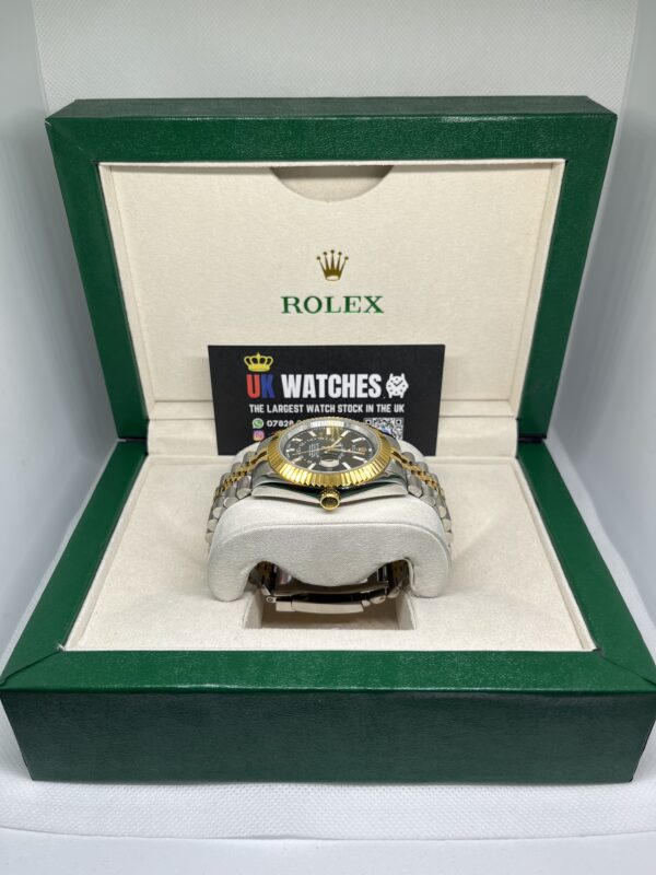 Rolex Sky-Dweller Black Dial Yellow Gold Bi-Metal 42mm (6)