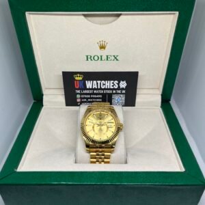 Rolex Sky-Dweller ‘Champagne' Dial Full Yellow Gold 42mm (1)