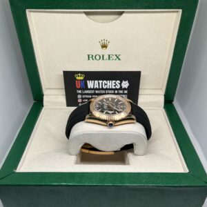 Rolex Sky-Dweller ‘Charcoal' Dial Oysterflex Rose Gold 42mm (6)