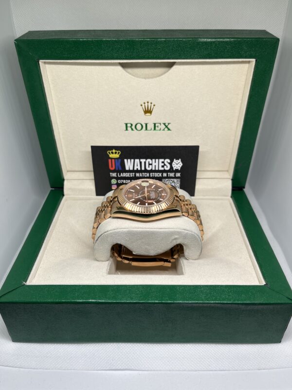 Rolex Sky-Dweller ‘Chocolate' Dial Full Rose Gold 42mm (5)