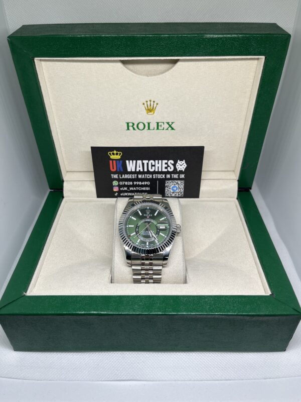 Rolex Sky-Dweller Green Dial Stainless Steel 42mm (1)
