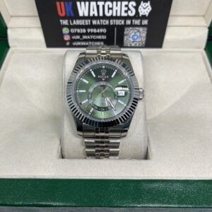 Rolex Sky-Dweller Green Dial Stainless Steel 42mm (4)
