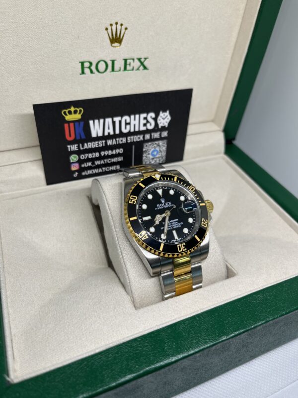 Rolex Submariner Black Date Yellow Gold Bi-Metal 41mm (3)