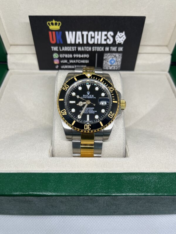 Rolex Submariner Black Date Yellow Gold Bi-Metal 41mm (4)