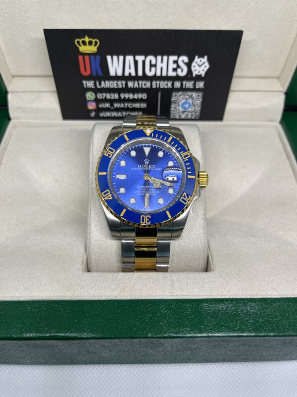 Rolex Submariner ‘Bluesy' Yellow Gold Bi-Metal 41mm (4)