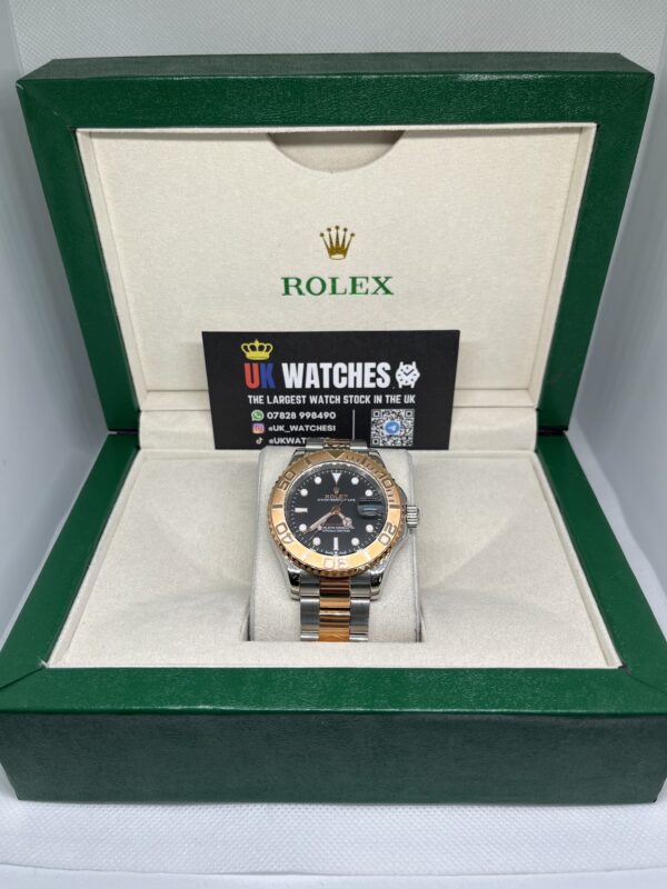 Rolex Yacht-Master Black Dial Rose Gold Bi-Metal 40mm (1)