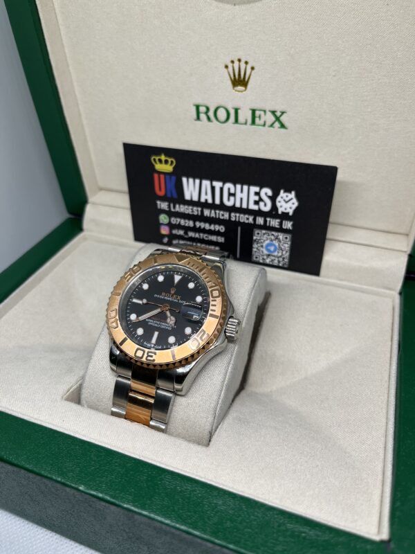 Rolex Yacht-Master Black Dial Rose Gold Bi-Metal 40mm (2)