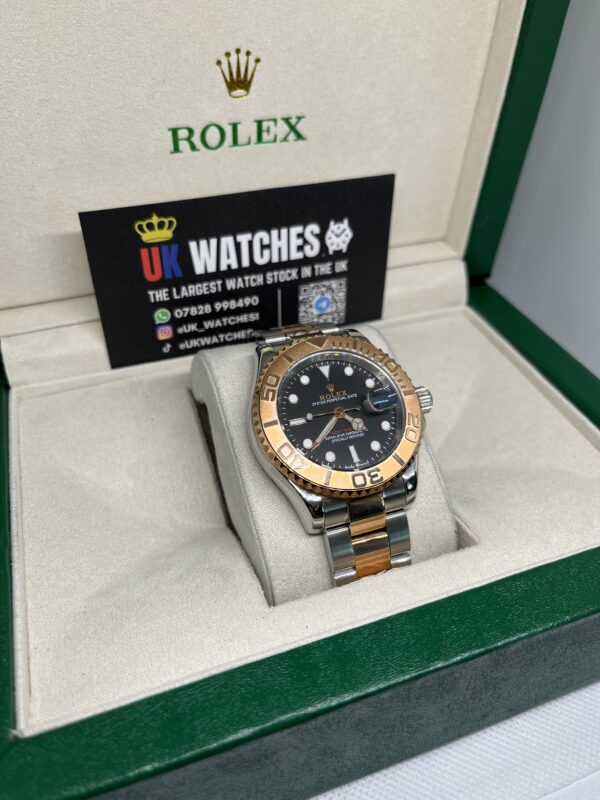 Rolex Yacht-Master Black Dial Rose Gold Bi-Metal 40mm (3)