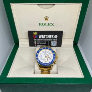 Rolex Yacht-Master II White Dial Full Yellow Gold 44mm (1)