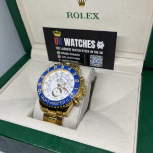 Rolex Yacht-Master II White Dial Full Yellow Gold 44mm (2)