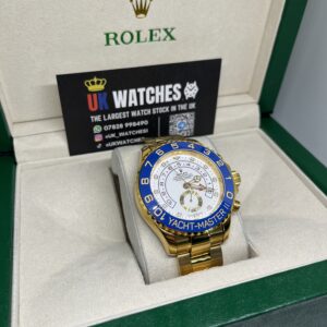 Rolex Yacht-Master II White Dial Full Yellow Gold 44mm (3)