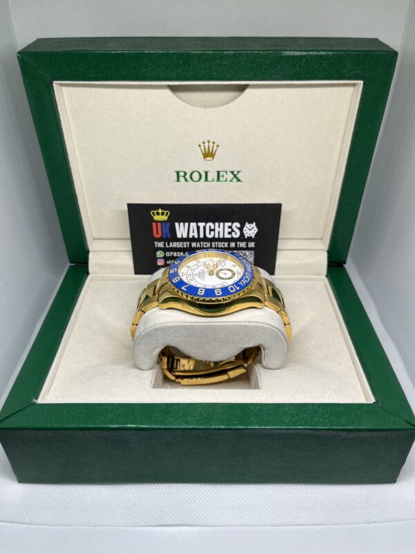 Rolex Yacht-Master II White Dial Full Yellow Gold 44mm (5)