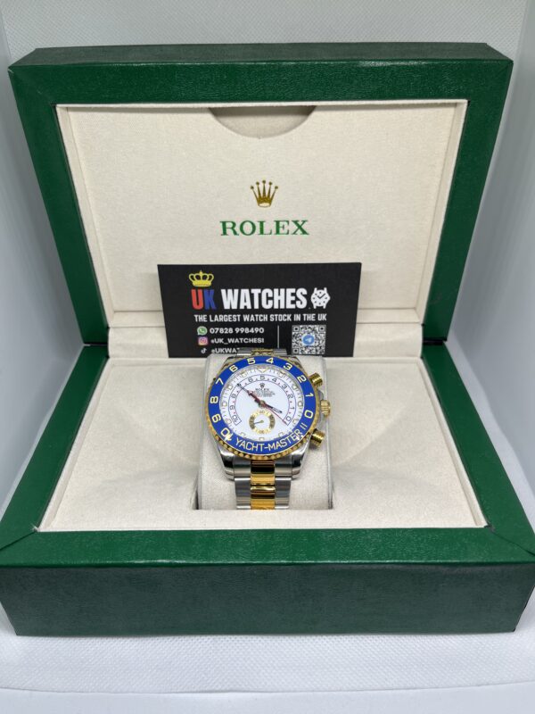Rolex Yacht-Master II White Dial Yellow Gold Bi-Metal 44mm (1)