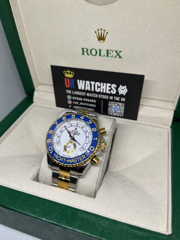 Rolex Yacht-Master II White Dial Yellow Gold Bi-Metal 44mm (2)