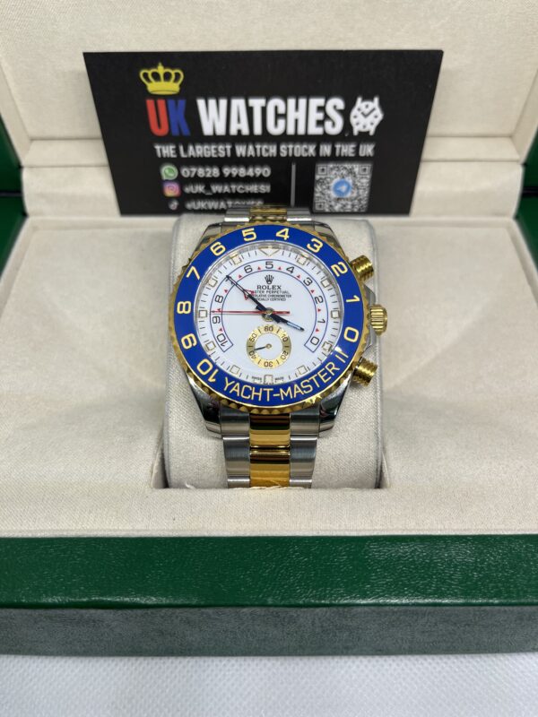 Rolex Yacht-Master II White Dial Yellow Gold Bi-Metal 44mm (4)