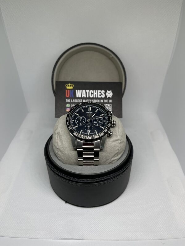 Tag Heuer Carrera Chronograph Black Dial Stainless Steel 44mm (1)