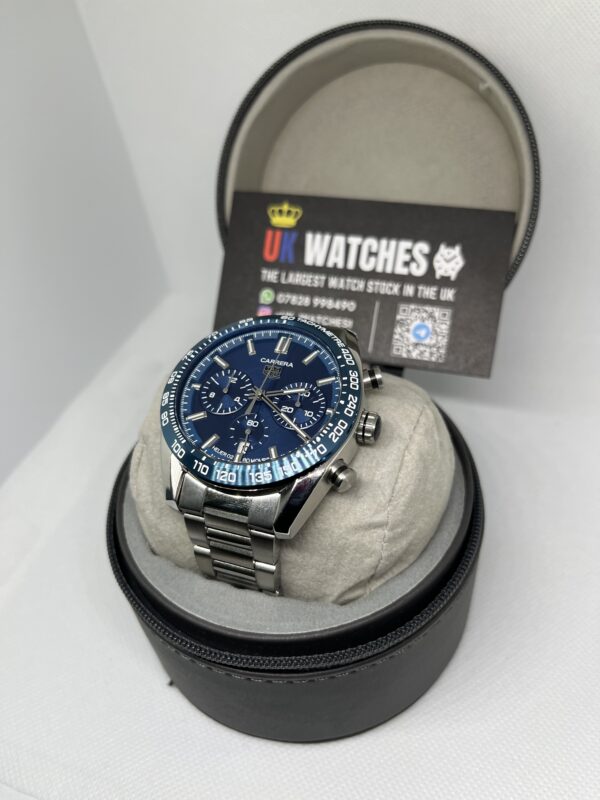 Tag Heuer Carrera Chronograph Blue Dial Stainless Steel 44mm (2)