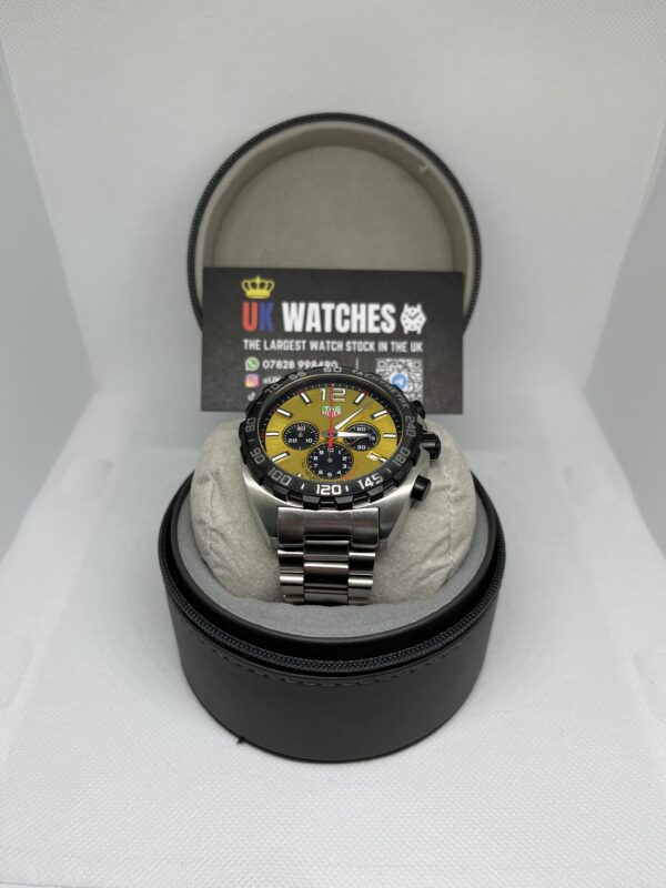 Tag Heuer Formula One Chronograph Yellow Dial 43mm (1)