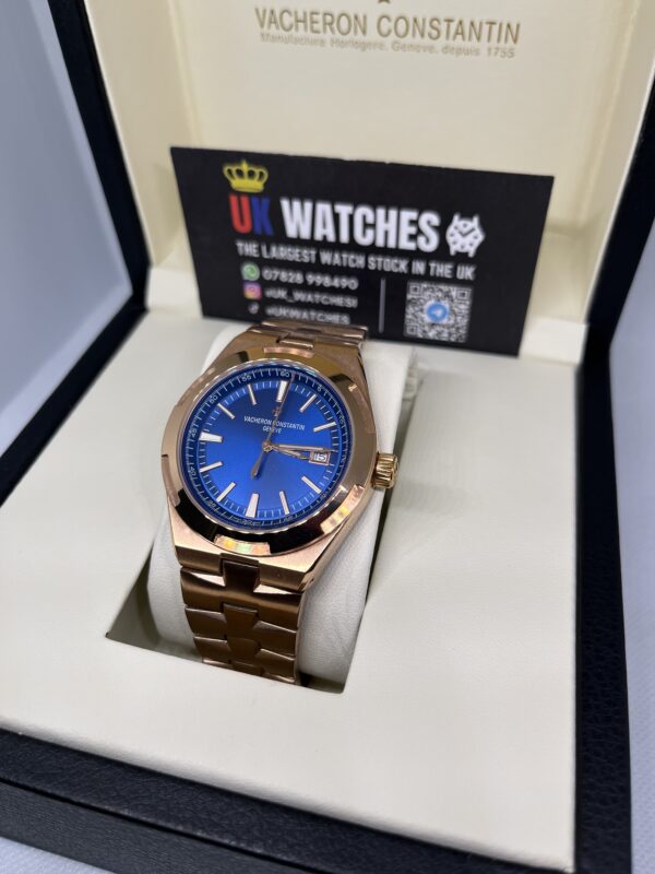 Vacheron Constantin Overseas Blue Dial Full Rose Gold 41mm (2)
