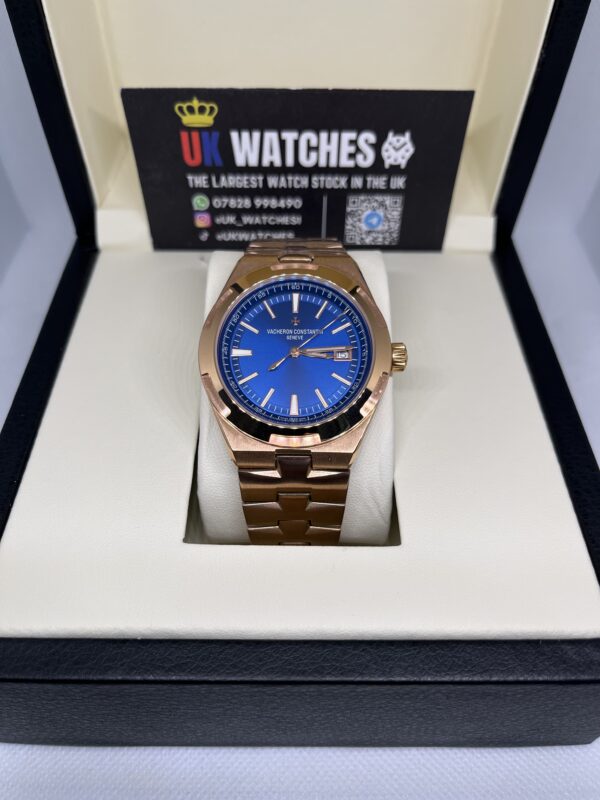 Vacheron Constantin Overseas Blue Dial Full Rose Gold 41mm (4)
