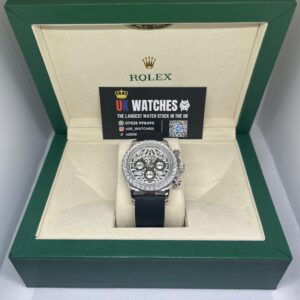 Rolex Daytona 'Eye Of The Tiger' Diamond Pave Dial TBR Diamond Bezel Limited Edition Oysterflex Stainless Steel 40mm