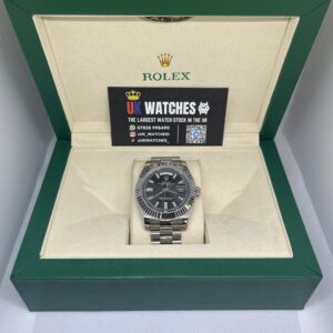 Rolex Day-Date Black Baguette Dial Stainless Steel 40mm