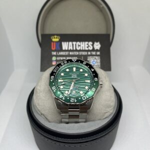 Tag Heuer Aquaracer GMT Green Dial Stainless Steel 42mm
