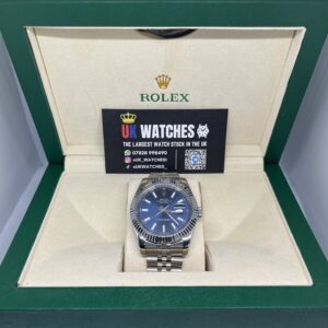 Rolex Datejust Blue Dial Stainless Steel 41mm