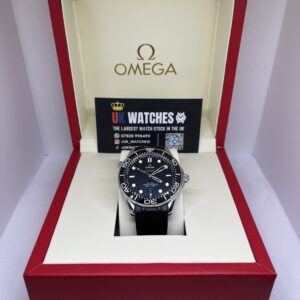 Omega Seamaster Black Dial Rubber Strap 42mm