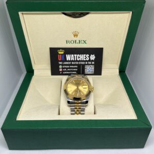 Rolex Datejust 'Champagne' Dial Yellow Gold Bi-Metal 41mm