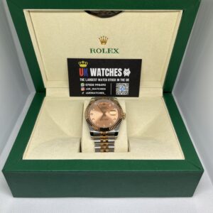 Rolex Datejust 'Sundust' Diamond Dial Rose Gold Bi-Metal 41mm